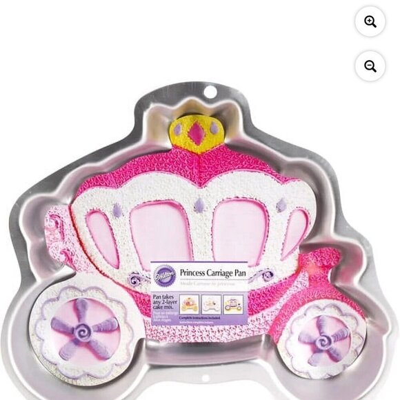 Wilton Princess Carriage Cake Pan #2105-1027 2008 Princess Birthday party - Picture 4 of 4